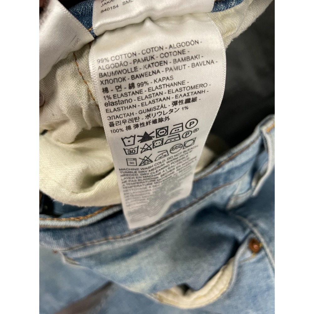 Levis 514 Jeans Mens 33x32 Blue Medium Wash Denim Straight Leg Fit Everyday Wear - Picture 4 of 14